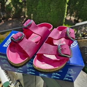 Birkenstock Arizona Big Buckle Fuschia Size 38